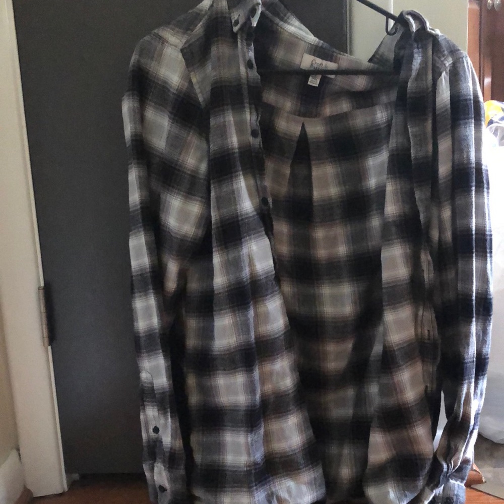 Croft and Borrow B&W Flannel - Large Tall